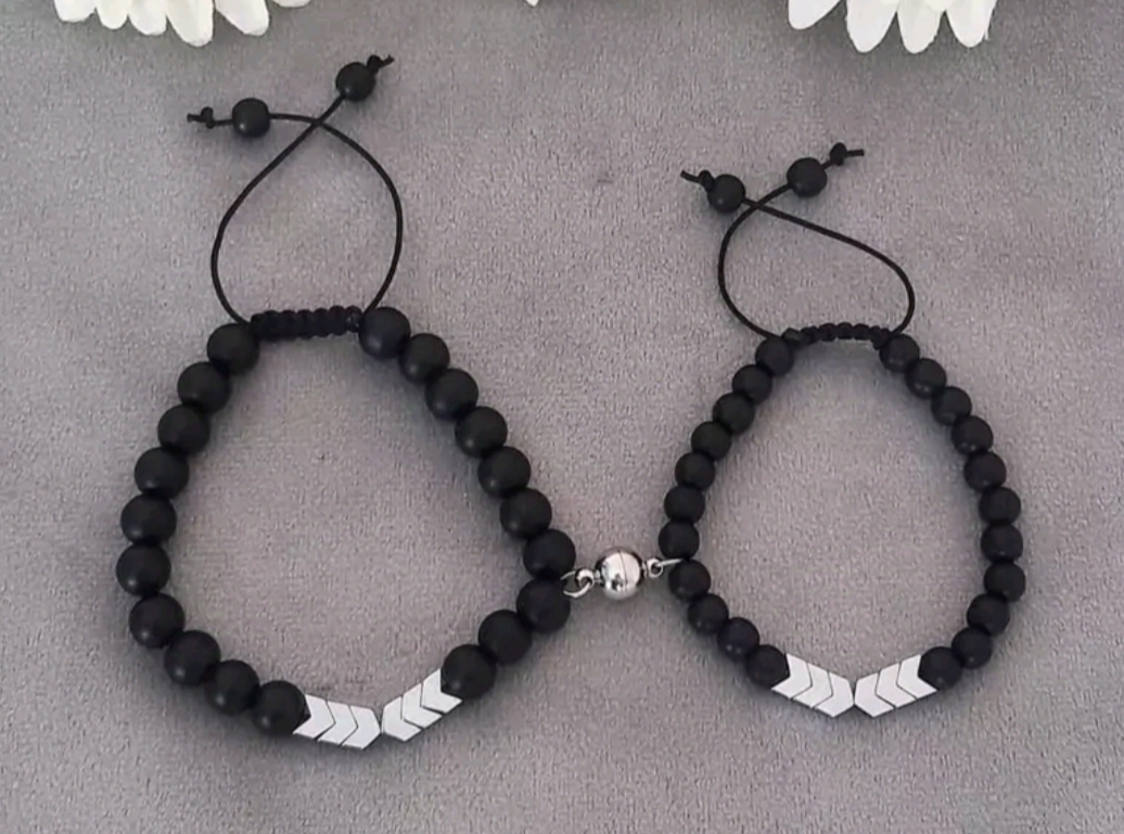 دستبند اونیکس ست 2عددی اهنربایی