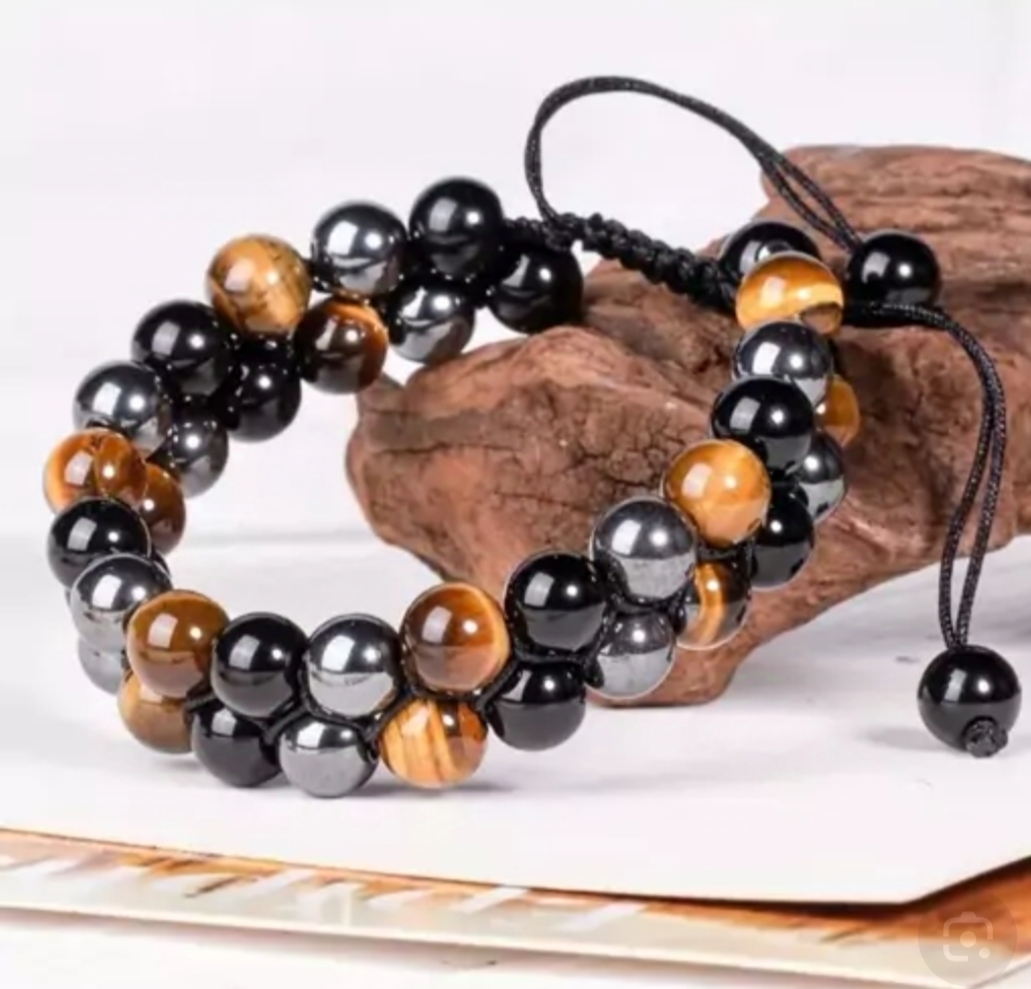 دستبند دو ردیفه مردانه