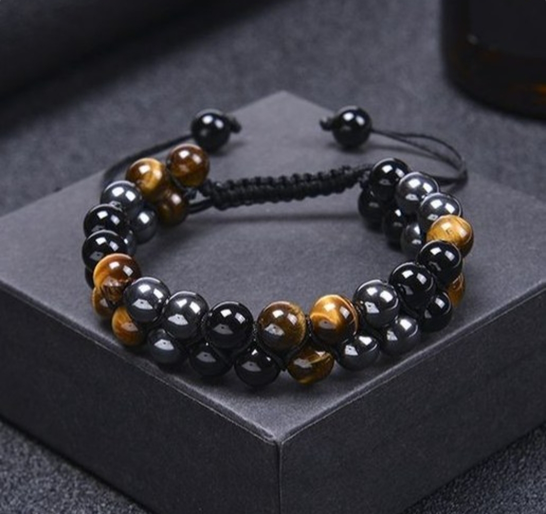 دستبند اسپورت مردانه. دستبند چشم ببر و انیکس و حدید