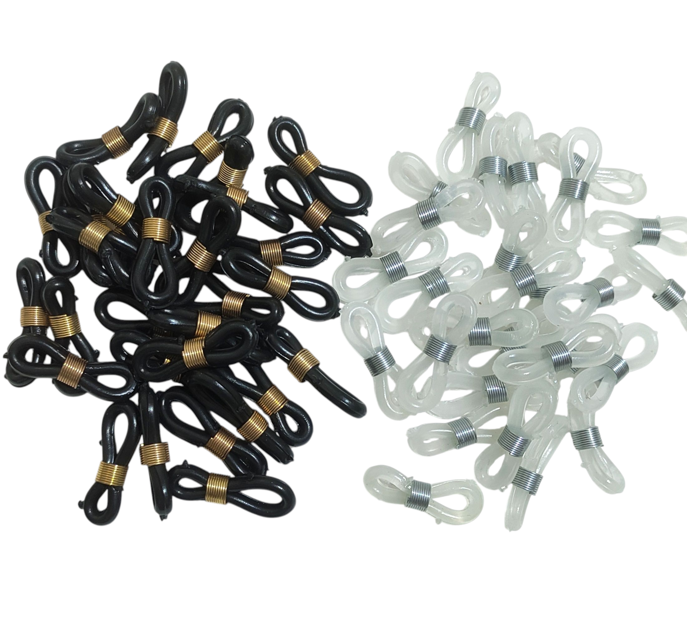 گیره یا قلاب بندعینک مشکی و سفید (۲۰ عددی)