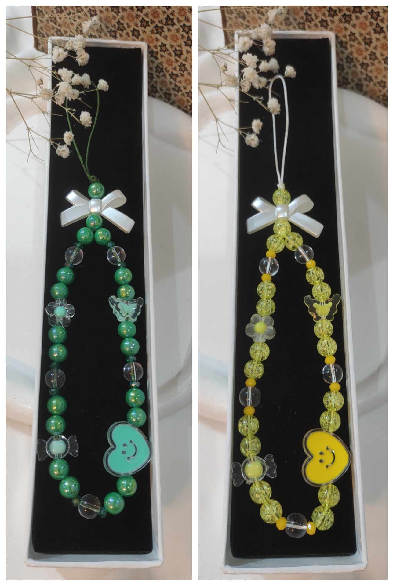 بندموبایل، آویزموبایل فانتزی مهره ای