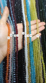 مهره کریستال رنگی سایز 6