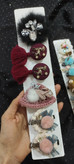 گیره مو دخترانه فانتزی پک 6عددی