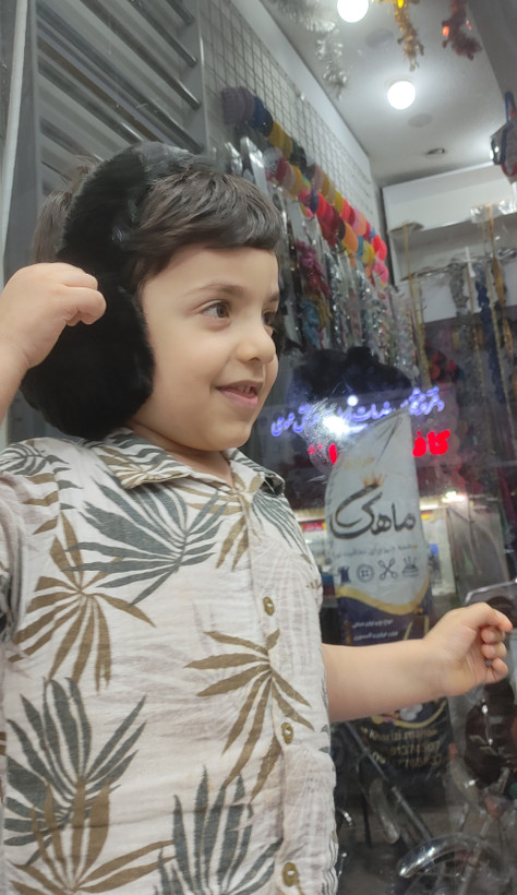 گوش گیر پشمی زمستانه کودک و بزرگسال
